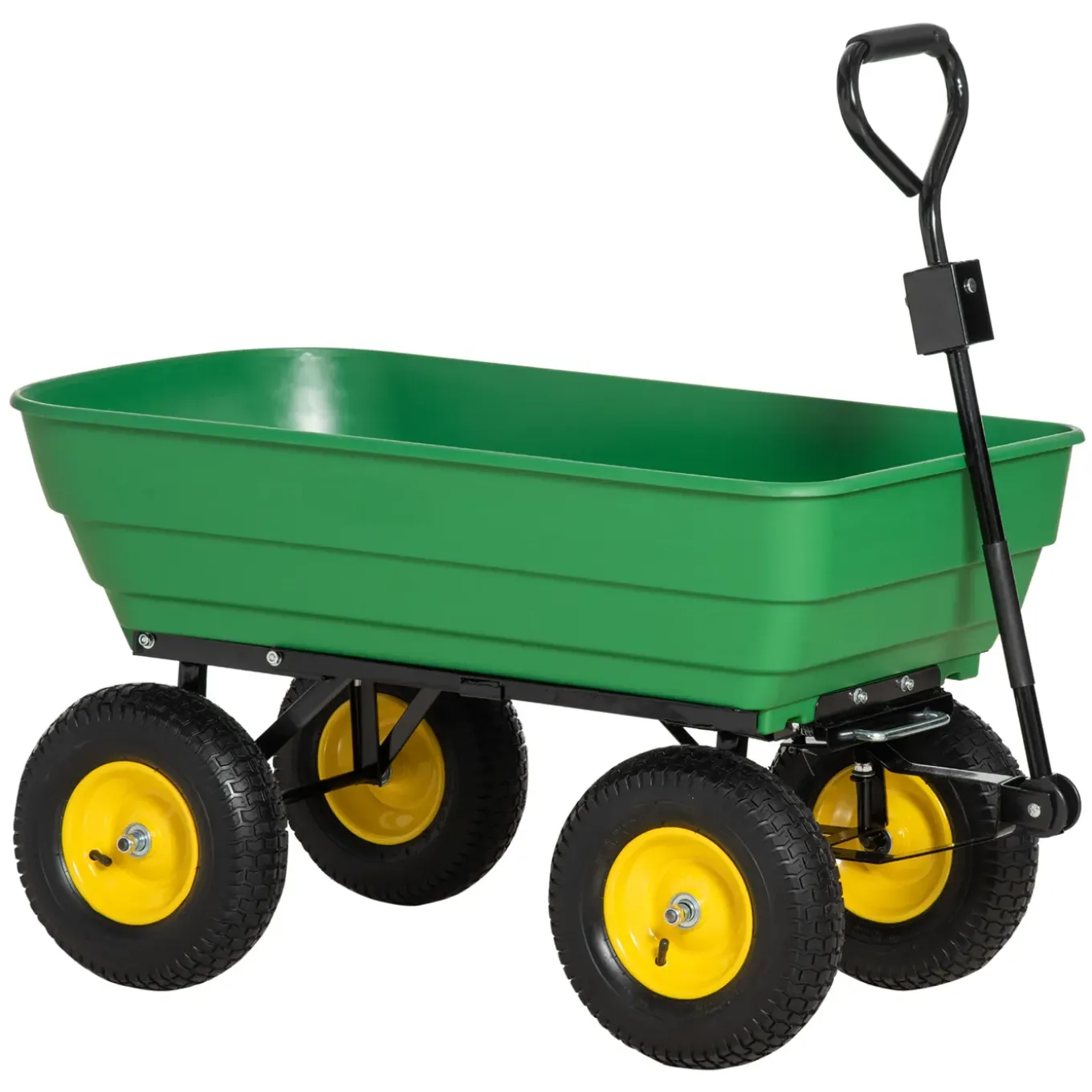 Collahausse Tuinkar - Groen - 125l - 118x58x102cm