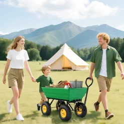 CollaHausse Tuinkar - Groen - 75l - 109x52x94cm