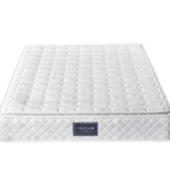 CollaHausse Tweepersoonsbed-beige Leinen-140x200cm-met Matras Opbergruimte Opbergbed