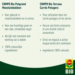 Compo Bio potgrond moestuinen & serres 40L