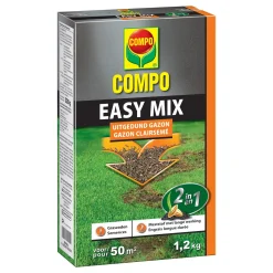 Compo gazonherstel meststof Easy Mix 2-in-1 50m² 1,2kg