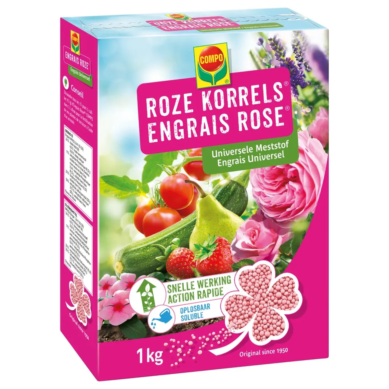 Compo Roze Korrels 1kg