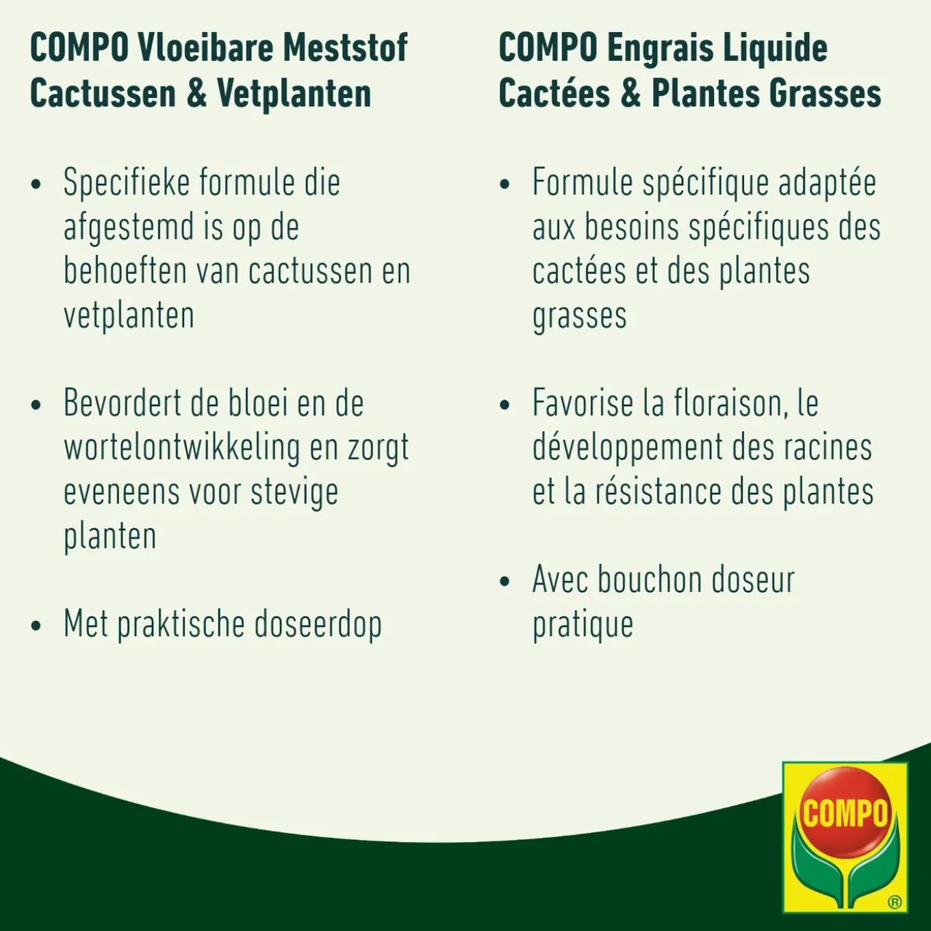 Compo vloeibare meststof Cactus 250ml