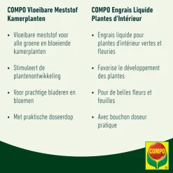 Compo vloeibare meststof kamerplanten & palmen 1L