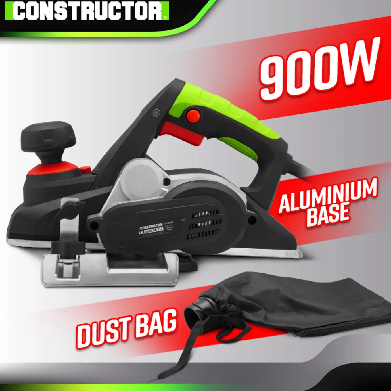 Constructor - Constructor - Elektrische Schaafmachine 900w