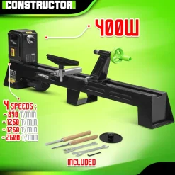 Constructor - Houtdraaibank 400w - 1000mm - Constructor