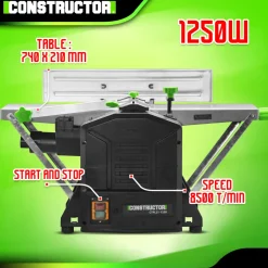 Constructor - Vandiktebank 1250w - 204mm - Constructor