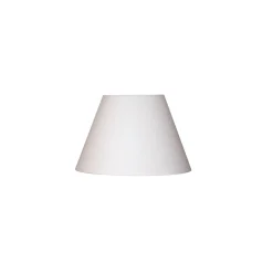 Corep Lampenkap - Stof - Wit - D22cm - H14cm - E14