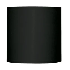 Corep Lampenkap - Stof - Zwart - D40cm - H19cm - E27