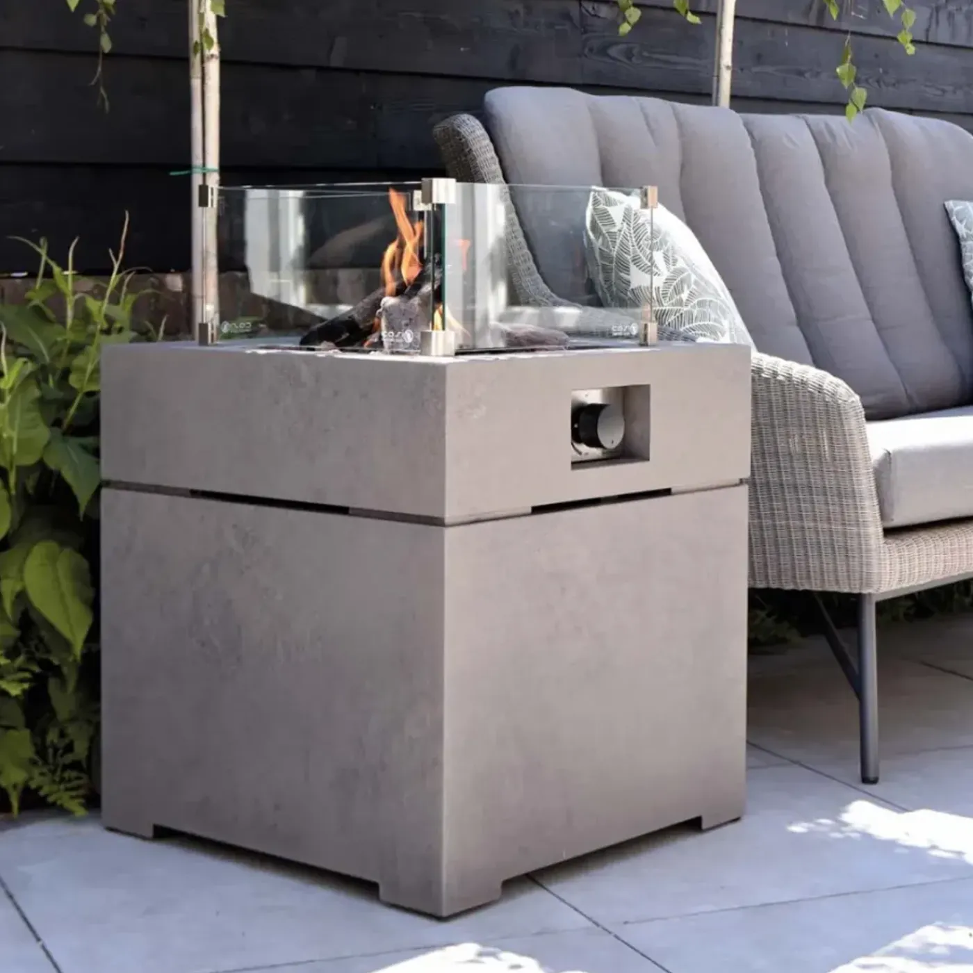 Cosi brixx 60 concrete look - vuurtafel - meest compacte vuurtafel