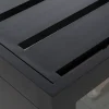Cosi vista 120 anthracite - vuurtafel - inclusief extra achterwand - 120 cm