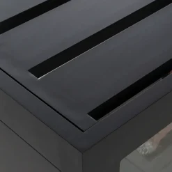 Cosi vista 120 anthracite - vuurtafel - inclusief extra achterwand - 120 cm