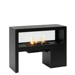 Cosi vista 120 anthracite - vuurtafel - inclusief extra achterwand - 120 cm