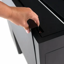 Cosi vista 120 anthracite - vuurtafel - inclusief extra achterwand - 120 cm