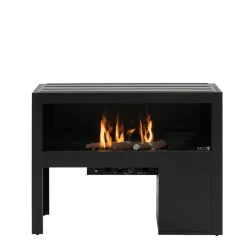 Cosi vista 120 anthracite - vuurtafel - inclusief extra achterwand - 120 cm