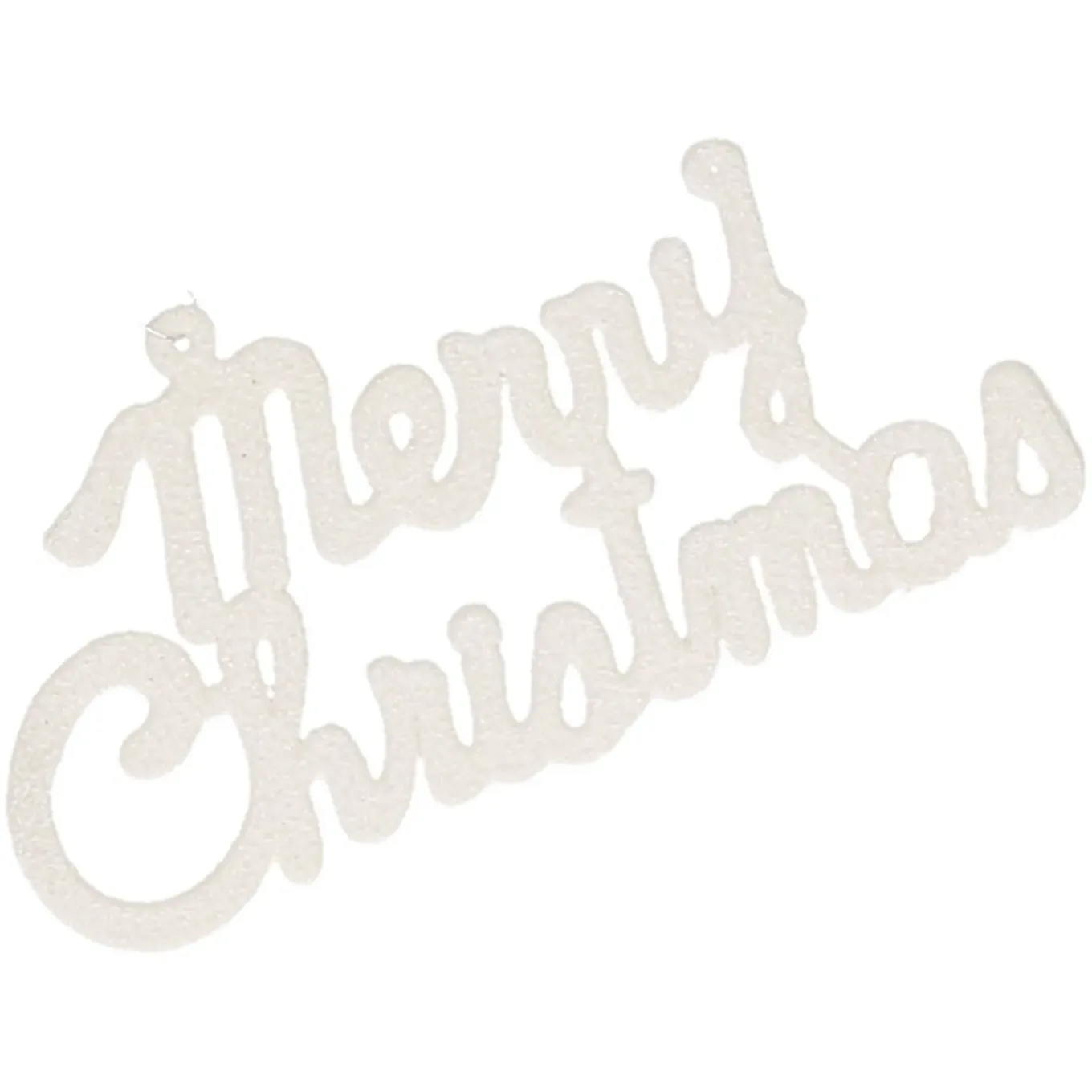 Cosy@home Kersthangers - Merry Christmas - 6x - Wit - Kunststof