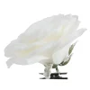Cosy & Trendy Kersthanger - Bloem - Op Clip - Wit - Roos - 15 Cm