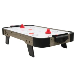 Cougar Mini Airhockeytafel - Accessoires Incl - 3 Ft - Eiken/grijs