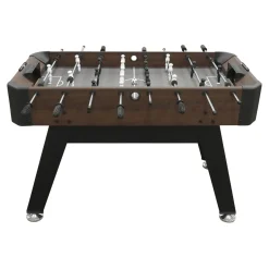 Cougar Striker Voetbaltafel - Accessoires Incl - Donkerbruin/zwart
