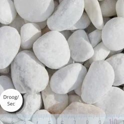 Goedkoopgrind.nl Crystal White Grind 16-25 Mm Zak 20 Kg - Wit grind