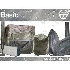 Cuhoc Basic Beschermhoes Tuinmeubel - 215x170x80 - Grijs - Tuinset Beschermhoes