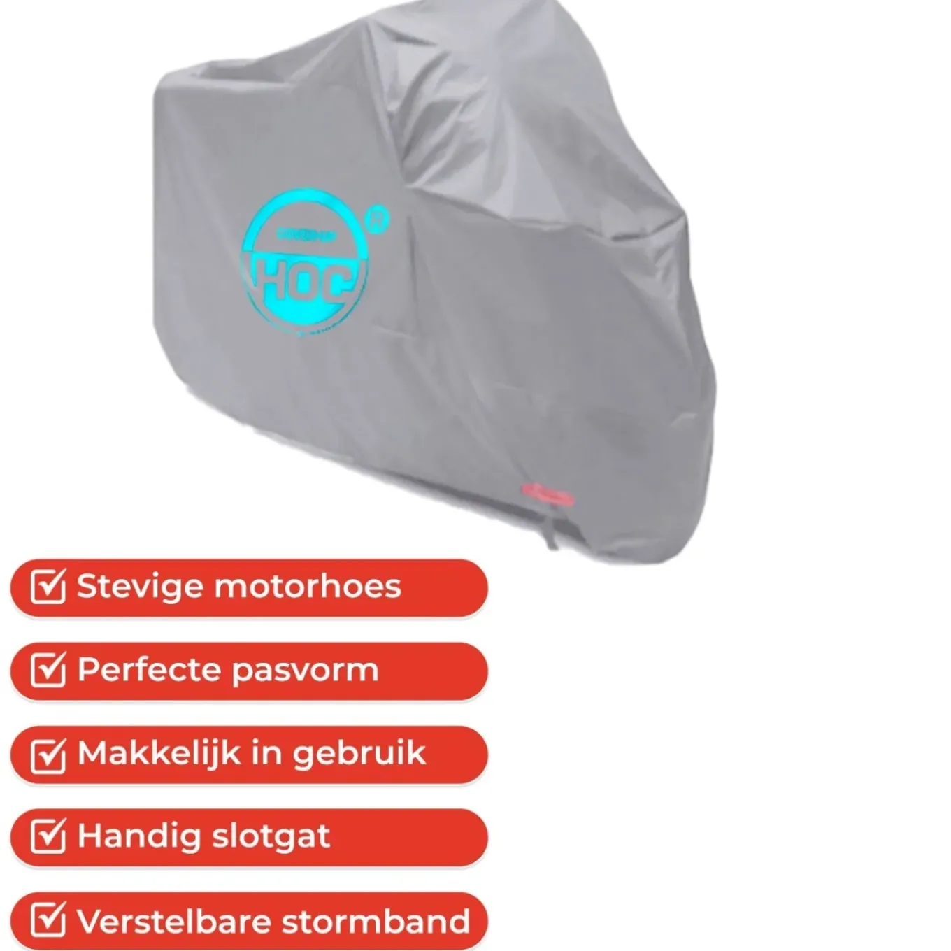 Cuhoc Diamond Motorhoes - 265x105x125 Cm - Waterdicht Met Uv-protectie