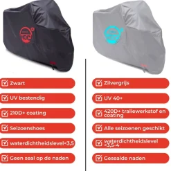 Cuhoc Diamond Motorhoes - 265x105x125 Cm - Waterdicht Met Uv-protectie