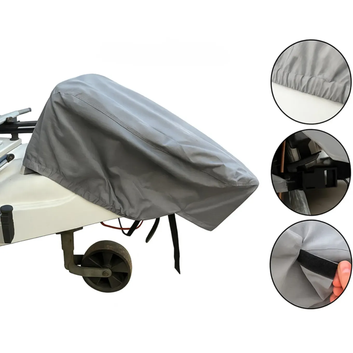Cuhoc Disselhoes Caravan 420d Oxford - Waterdicht - Uv-bestendig - Diamond Grijs