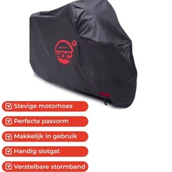 CUHOC Redlabel Motorhoes - 295x110x140 Cm - Waterdicht, Ademend En Stofvrij
