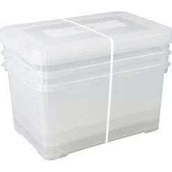 Curver Handy opbergbox 3 stuks 50L Transparant