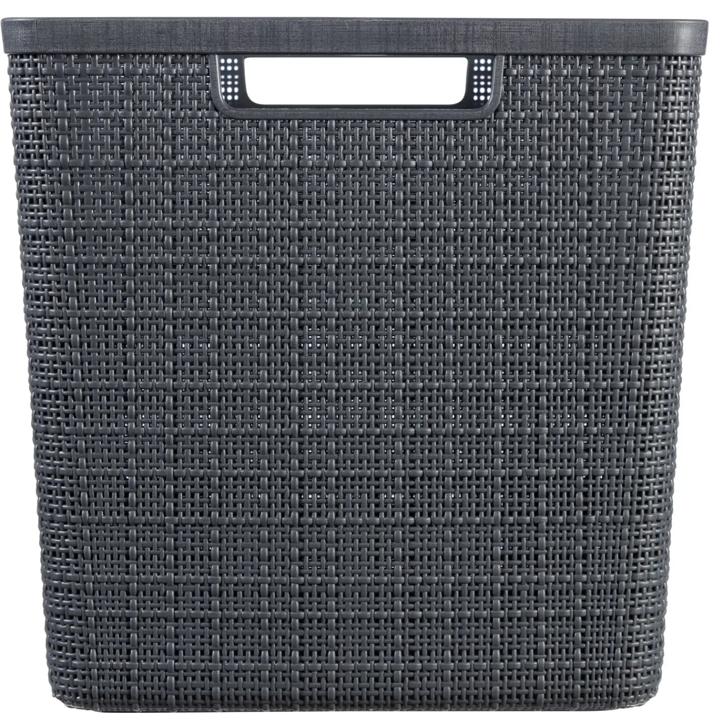 Curver jute mandje cube donkergrijs 17L