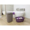 Curver Knit Wasmand Met Deksel - 57l - Bruin