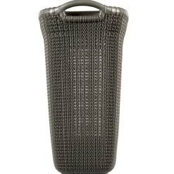 Curver Knit Wasmand Met Deksel - 57l - Bruin