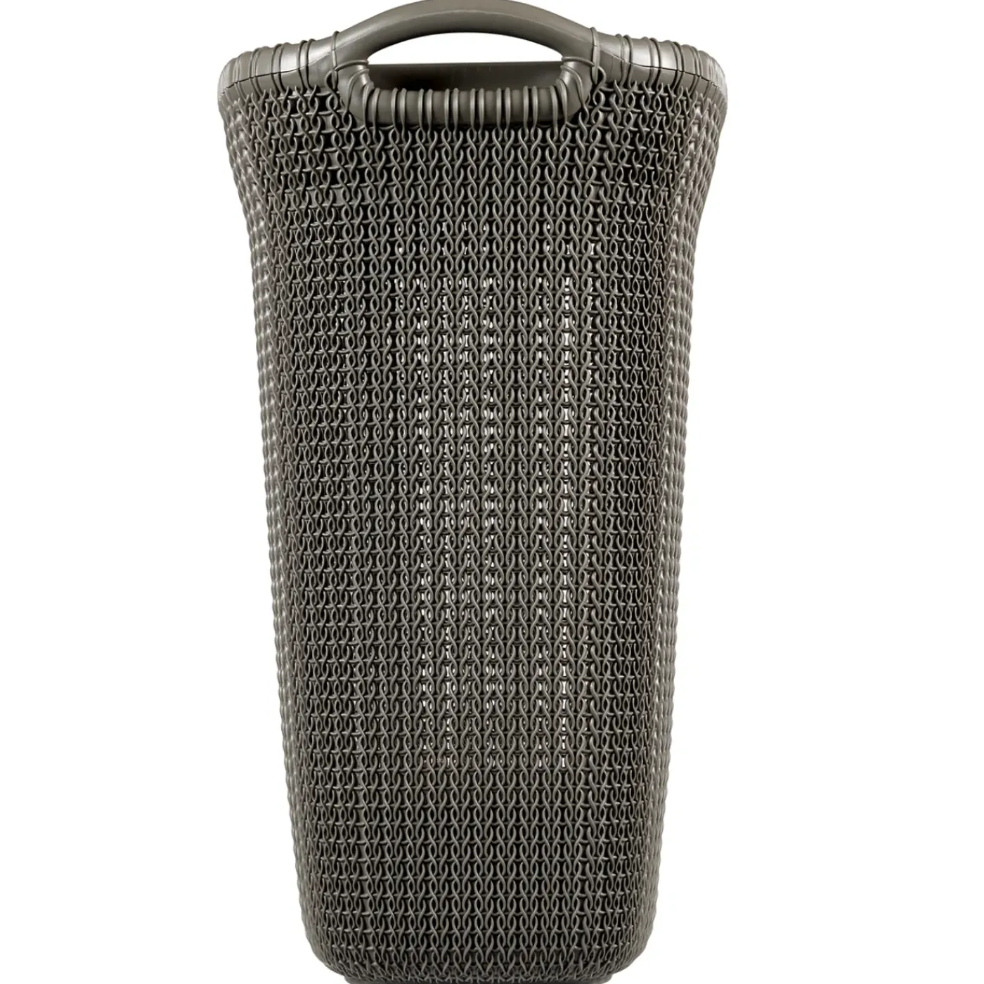 Curver Knit Wasmand Met Deksel - 57l - Bruin