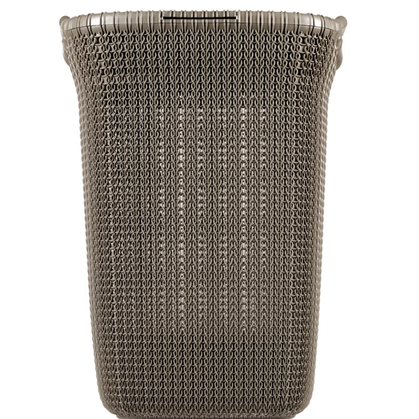 Curver Knit Wasmand Met Deksel - 57l - Bruin