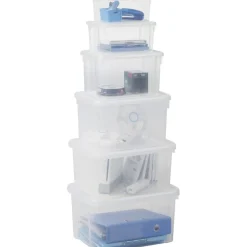 Curver set handy box transparant 3x25L