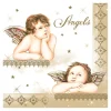 Daisy Kerst Thema Servetten - 20x St - 33 X 33 Cm - Engelen