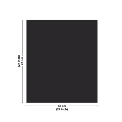 99Déco 99deco - Aluminium Afzuigkapachterwand - Grijs Leisteen-effect Ral7016 - 70x60 Cm