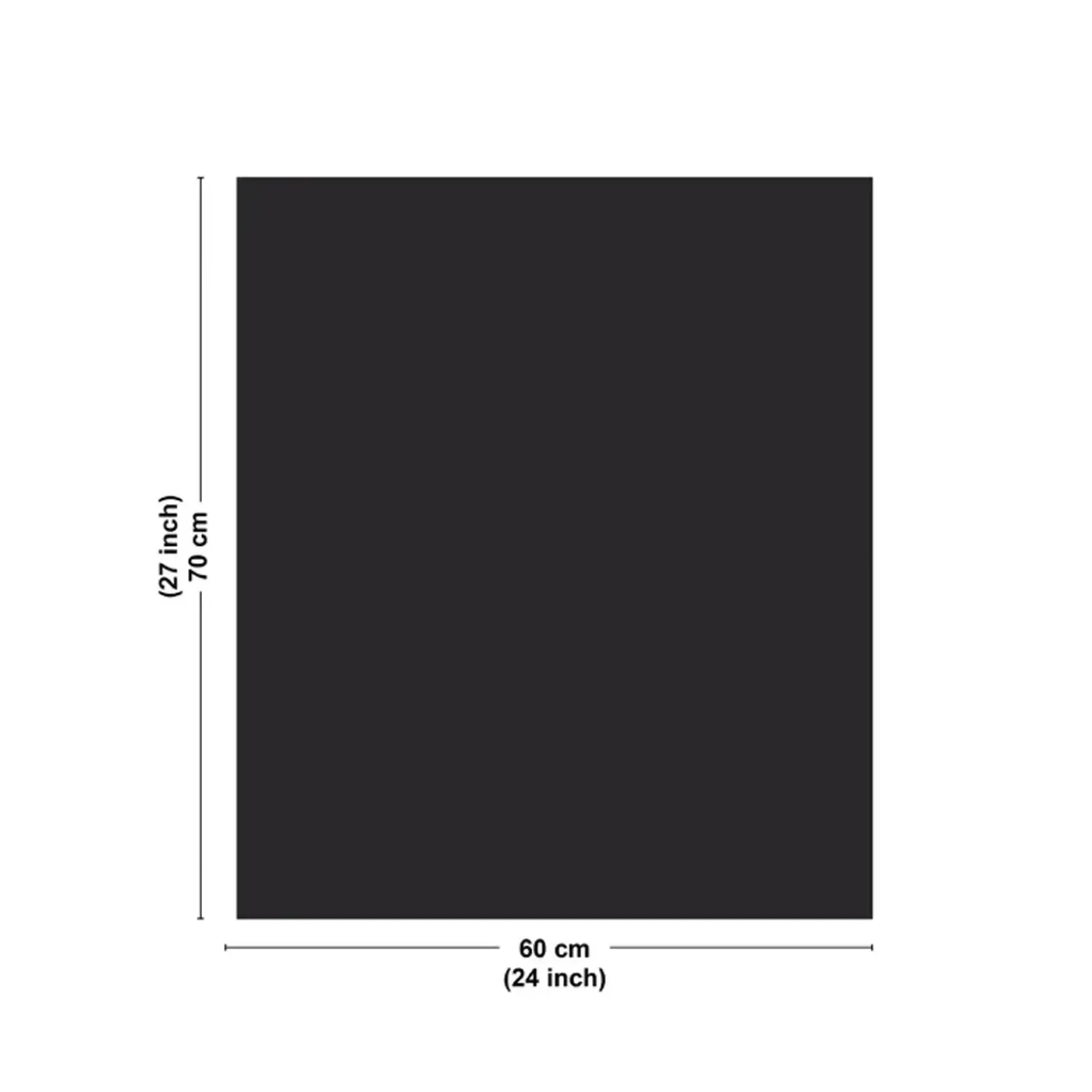 99Déco 99deco - Aluminium Afzuigkapachterwand - Grijs Leisteen-effect Ral7016 - 70x60 Cm