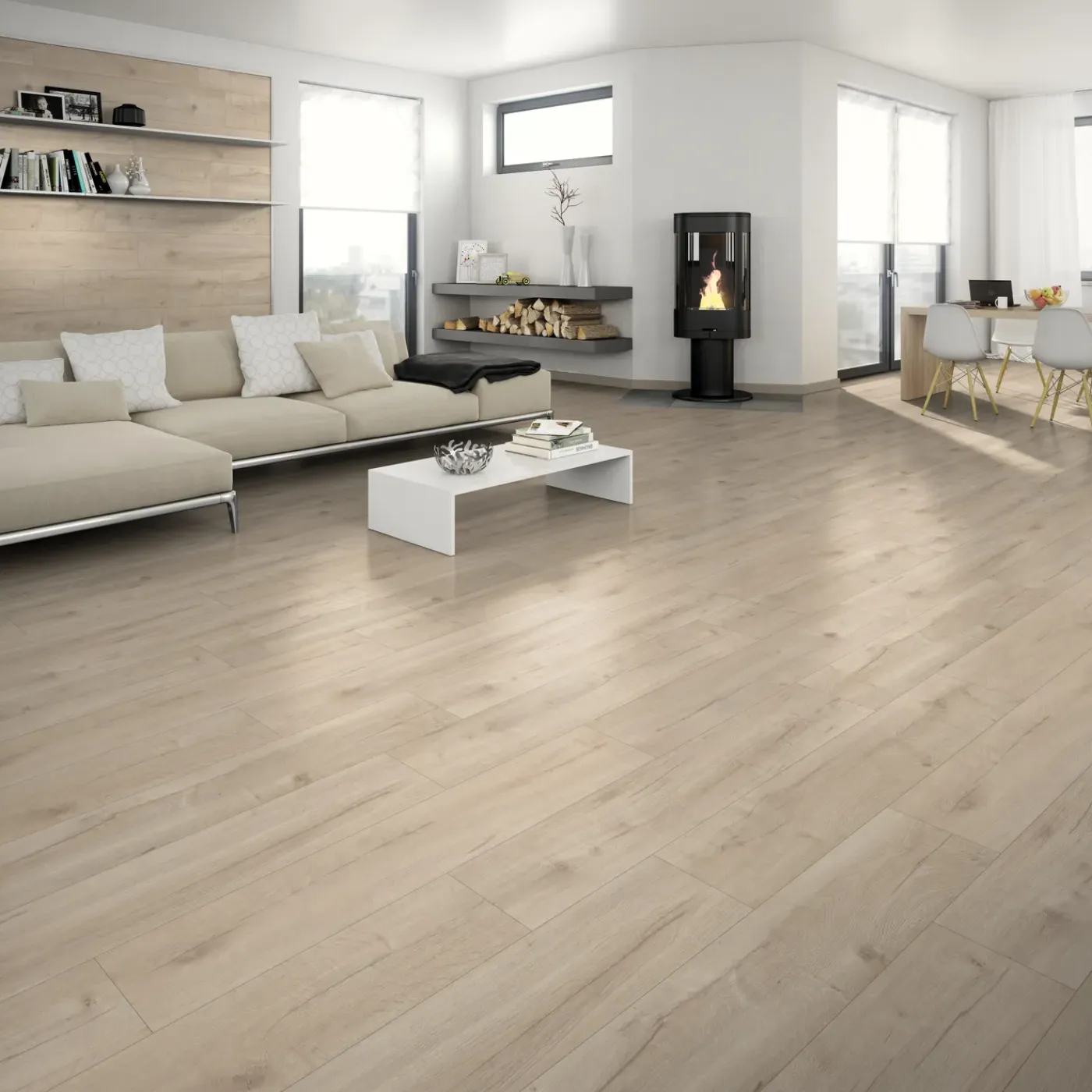 DecoMode – Praxis Eigen Merk Decomode Laminaat Aqua Large Malta - 4-zijdige V-groef - 8mm - 2,543m²