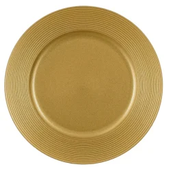 Decoratiebord Mila Gerecycled Plastic - Goud - 33cm