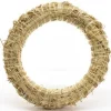 Decoratie Krans Van Stro - D40 X 6,5 Cm - Diy Kransen Maken