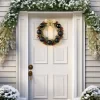 Overig Decoratie Krans Van Stro - 40 X 8 Cm - Diy Kerst Deur Krans