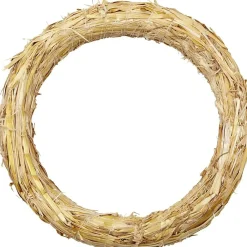 Overig Decoratie Krans Van Stro - 27 X 3 Cm - Diy Kransen Maken