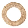 Glorex Hobby Decoratie Krans Van Stro - 2x - 35 X 6 Cm - Diy Kerst Deur Krans