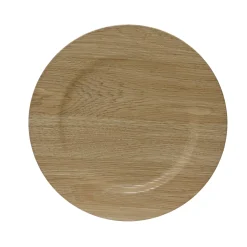Decoris Decoratiebord - Polypropyleen - Blond - D 33cm