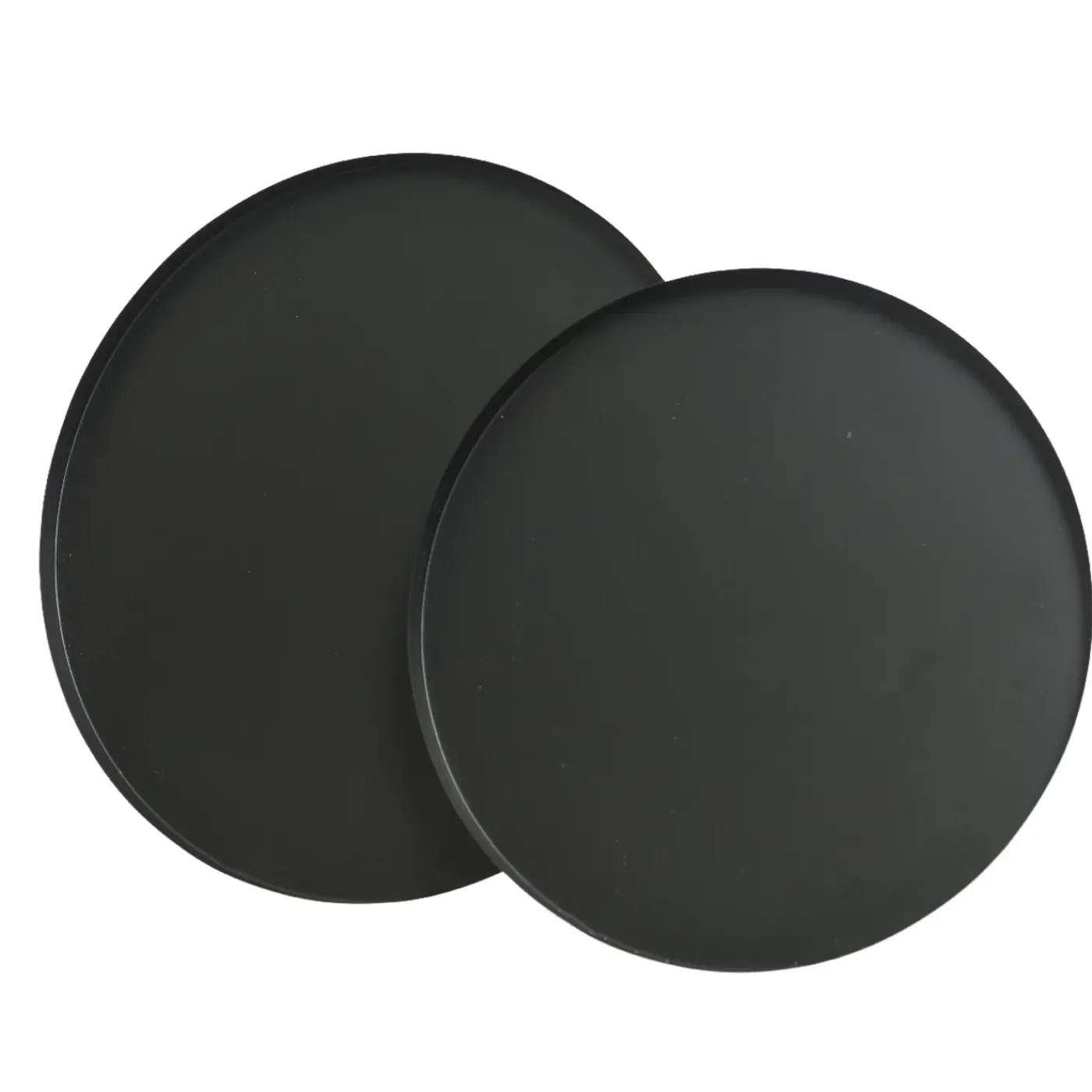 Decoris Dienblad - IJzer - Zwart - D 35cm