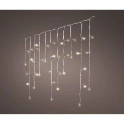 Decoris Icicleverlichting Sneeuwval Effect - 240 LED's - Warm Wit - 5,8m - Binnen & Buiten