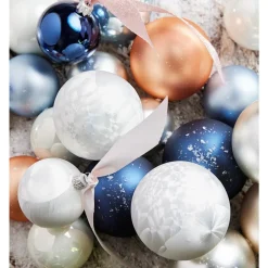 Decoris Kerstballen Set - 10x - Wit - Glas - Mat-glans - 6 Cm