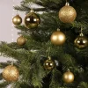 Decoris Kerstballen - 30x St - Goud - 4, 5 En 6 Cm - Kunststof